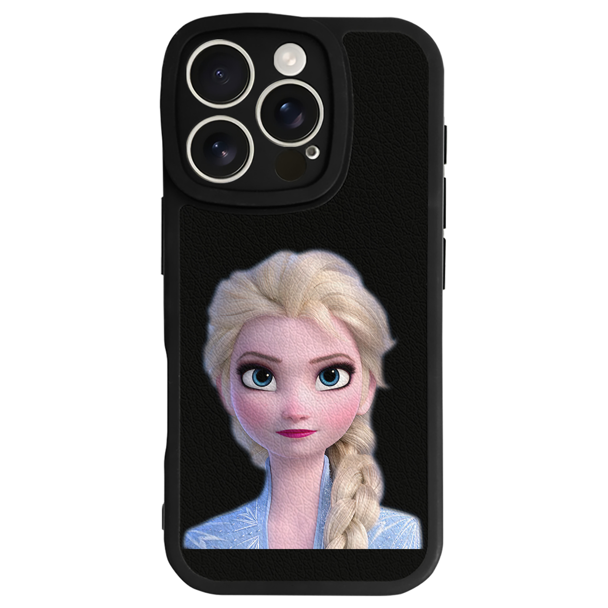（画像用） アナと雪の女王 アンナ エルサ Frozen Anna Elsa 【iPhone 16シリーズ対応】シリコンスマホケース（レザー調） 材質：シリコン